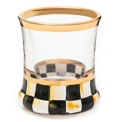 Courtly Check Shot Glass mackenzie-childs Panama 0