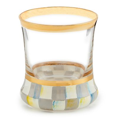 Sterling Check Shot Glass mackenzie-childs Panama 0