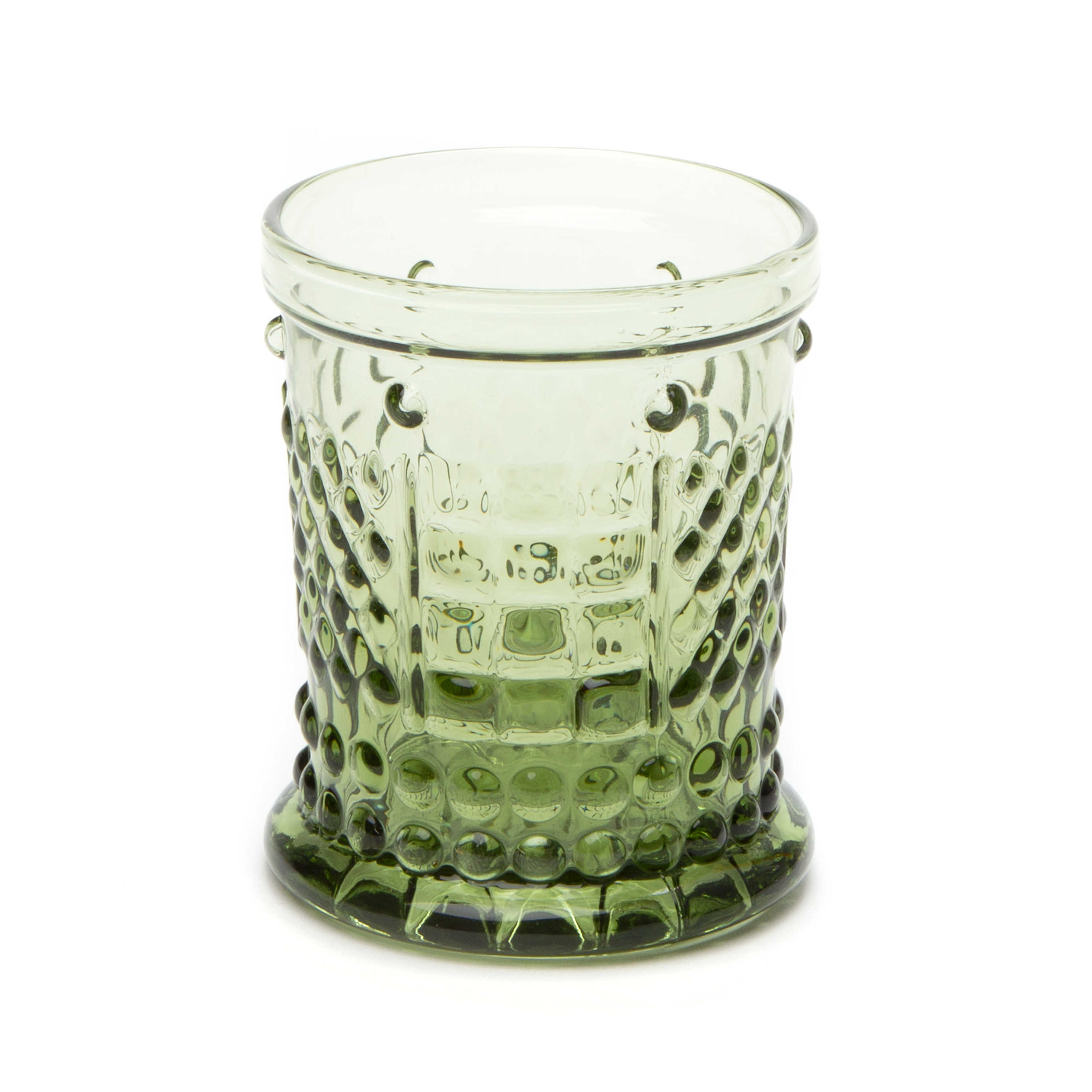 Coquette Juice Glass - Green mackenzie-childs Panama 0