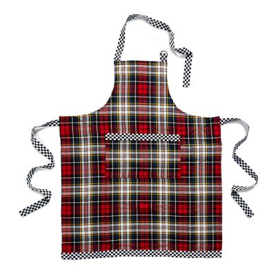 Tartan Check Woven Apron mackenzie-childs Panama 0