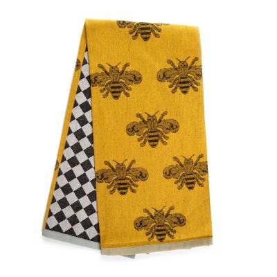 MacKenzie-Childs  Queen Bee Woven Dish Towel