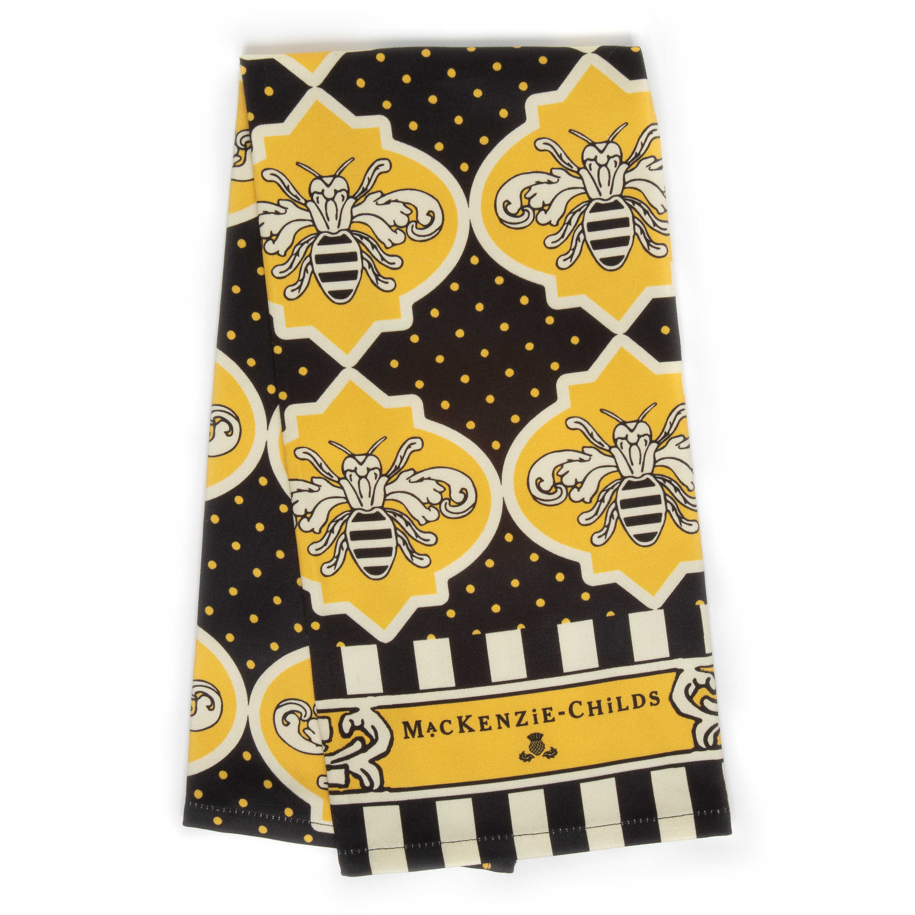 Queen Bee Dish Towel mackenzie-childs Panama 0