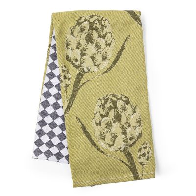 Artichoke Jacquard Dish Towel mackenzie-childs Panama 0