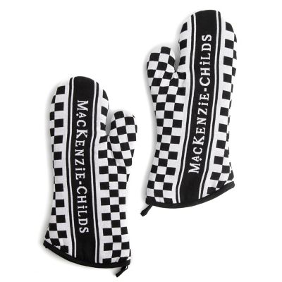 MacKenzie-Childs Oven Mitts - Black & White mackenzie-childs Panama 0