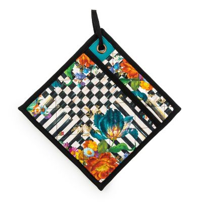 Courtly Flower Market Potholder