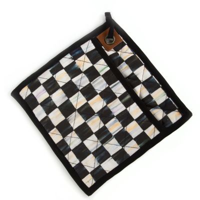 Courtly Check Bistro Potholder mackenzie-childs Panama 0