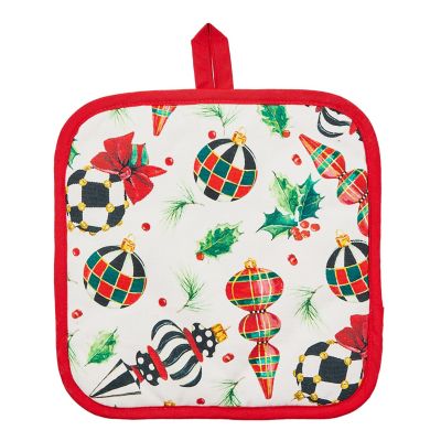 Deck the Halls Potholder mackenzie-childs Panama 0