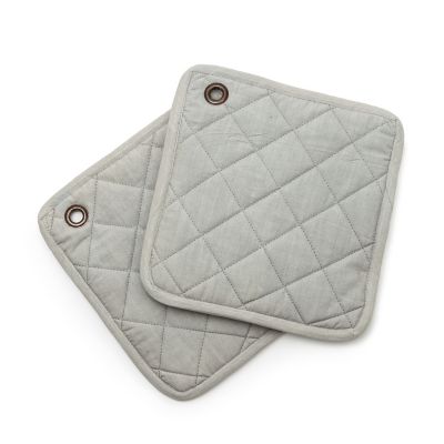 Design Imports Z02411 Assorted Grey & White Potholder - Set of 4