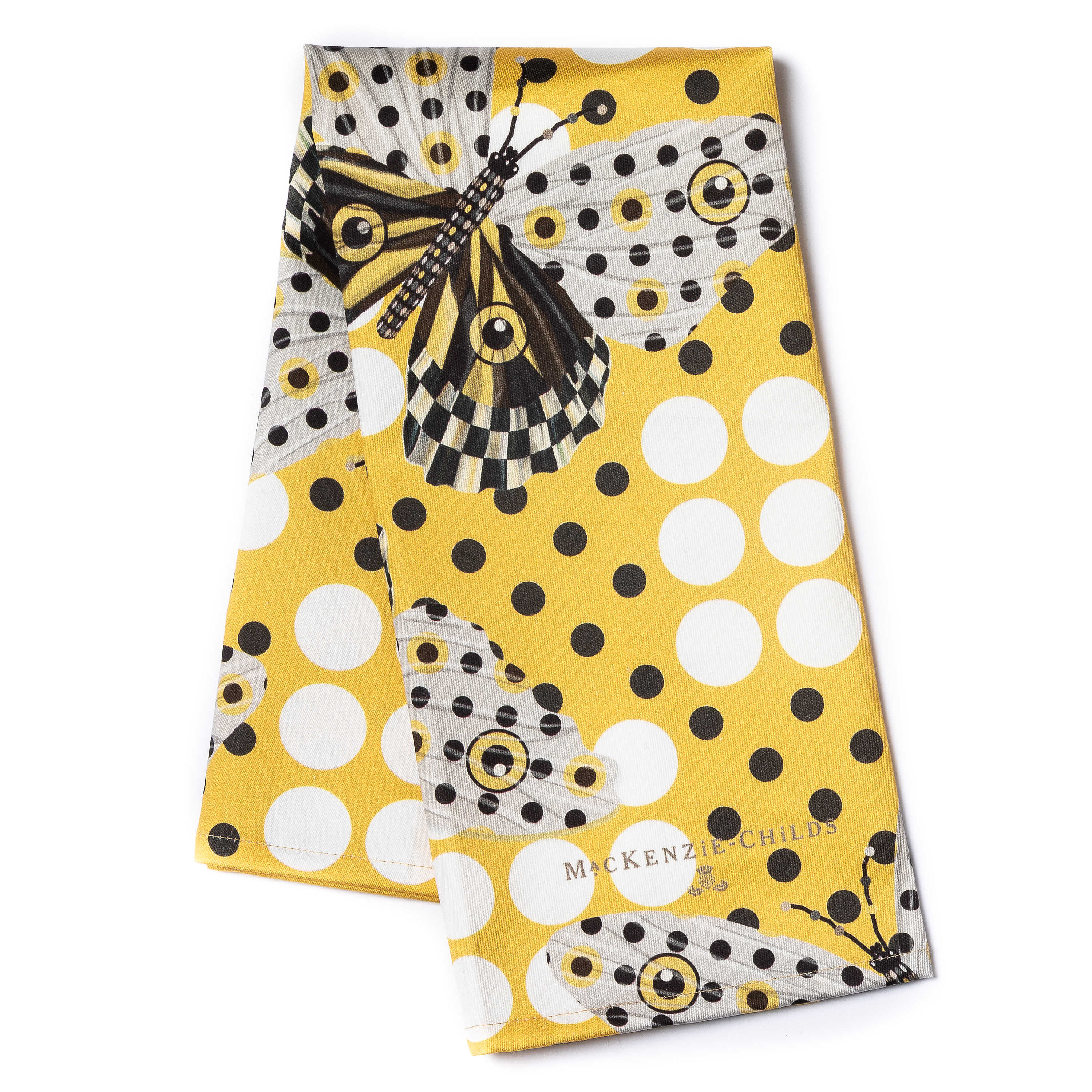 Spot On Butterfly Dish Towel mackenzie-childs Panama 2