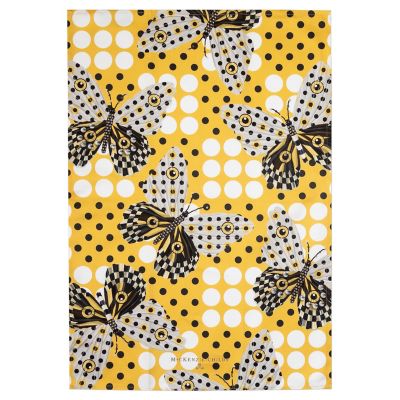 MacKenzie-Childs Yellow Argyle Dish Towels- Set of 3