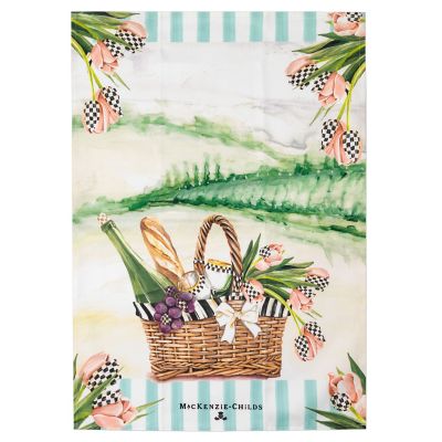 Vino Alfresco Dish Towel mackenzie-childs Panama 0