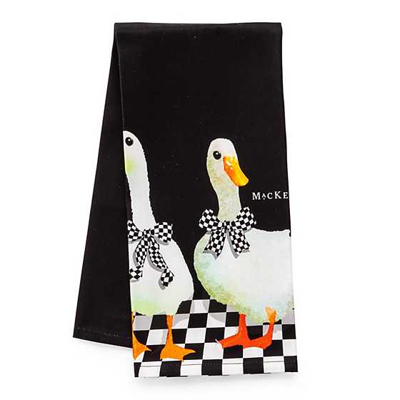 Gaggle of Geese Dish Towel image two