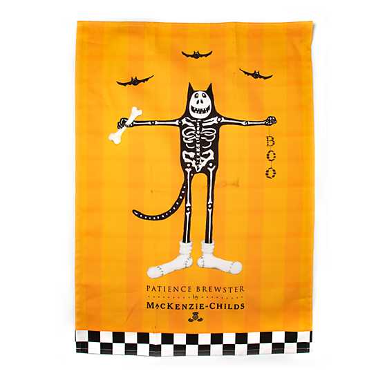 Patience Brewster Boney Cat Dish Towel image one