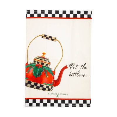 Put on the Kettle Dish Towel mackenzie-childs Panama 0