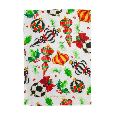 Deck the Halls Dish Towel mackenzie-childs Panama 0