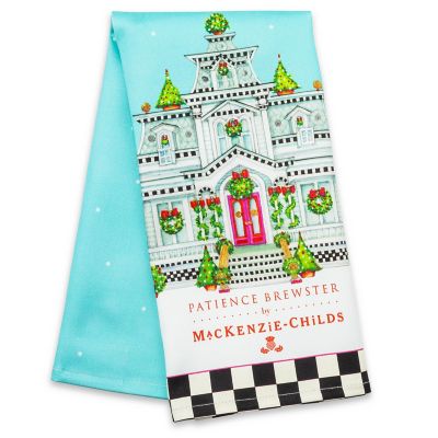 MacKenzie-Childs  Queen Bee Woven Dish Towel