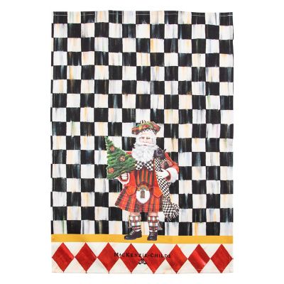 Scottish Santa Dish Towel mackenzie-childs Panama 0