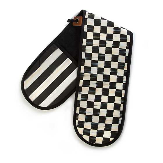 Courtly Check Double Oven Mitt - Large image one
