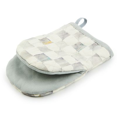 Sterling Check Mini Oven Mitt mackenzie-childs Panama 0