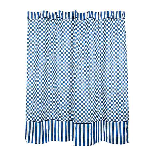 Royal Check Shower Curtain image two