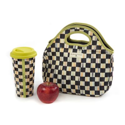 MacKenzie Childs Courtly Check Lunch Tote