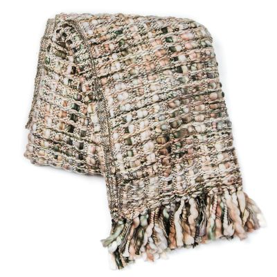 Cobblestone Basket Weave Throw mackenzie-childs Panama 0