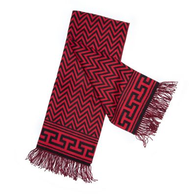 Zig Zag Throw - Black & Red mackenzie-childs Panama 0