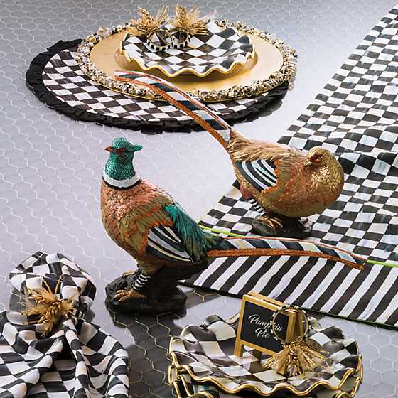 Courtly Check & Stripe Table Runner image five