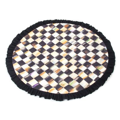 Courtly Check Round Placemat mackenzie-childs Panama 0