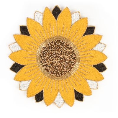 MacKenzieChilds Sunflower Beaded Placemat