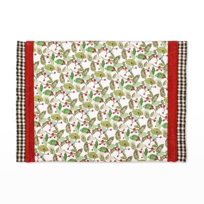 Holly Ruffle Placemat mackenzie-childs Panama 0