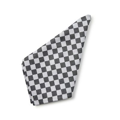 Black Check Napkin, Set of 4 mackenzie-childs Panama 0