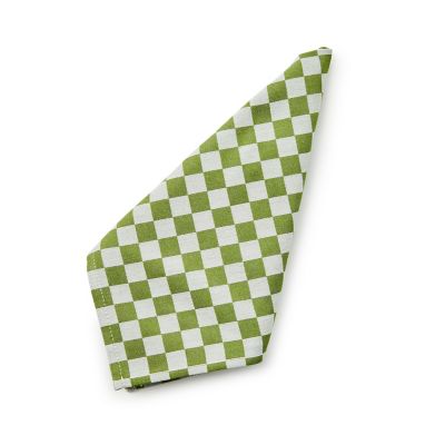 Green Check Napkin, Set of 4 mackenzie-childs Panama 0