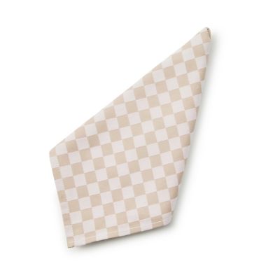 Flax Check Napkin, Set of 4 mackenzie-childs Panama 0