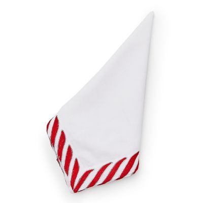 Peppermint White Napkin mackenzie-childs Panama 0