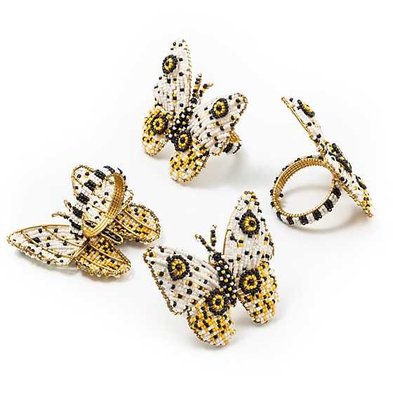Spot On Butterfly Napkin Rings - Set of 4 image two