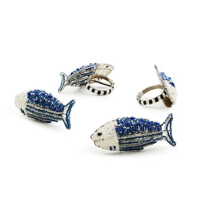 Go Fish Napkin Rings, Set of 4 mackenzie-childs Panama 0