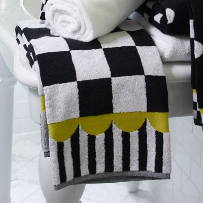 MacKenzie-Childs  Royal Check Bath Towel