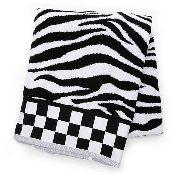 Zebra Bath Towel