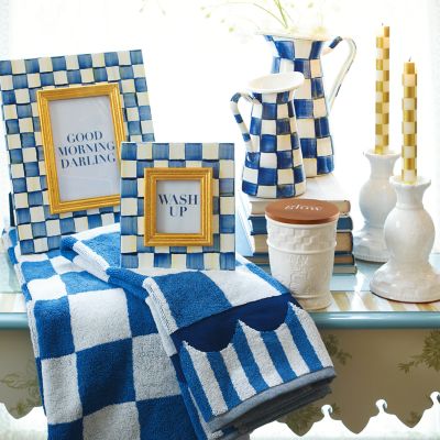 MacKenzie-Childs  Royal Check Hand Towel