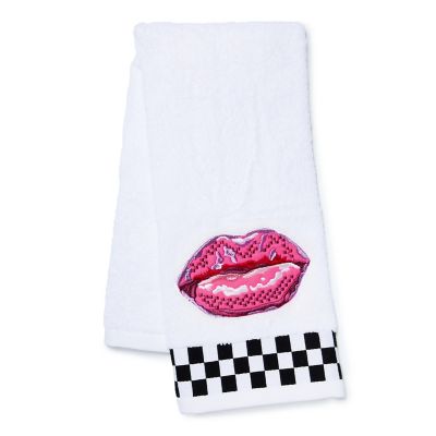 Pucker Up Check Hand Towel mackenzie-childs Panama 0