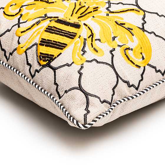 Queen Bee Outdoor Lumbar Pillow image four
