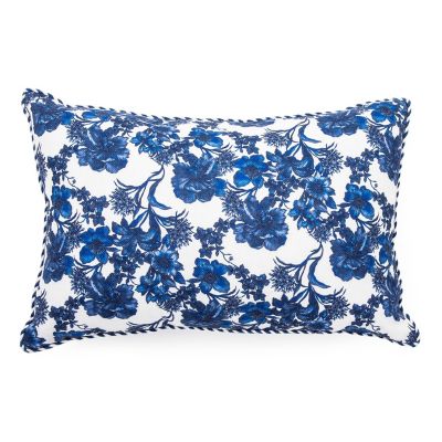 Royal English Garden Outdoor Lumbar Pillow mackenzie-childs Panama 0