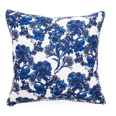 English Garden Outdoor Throw Pillow mackenzie-childs Panama 0