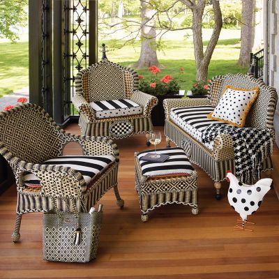 MacKenzie-Childs | Courtyard Outdoor Throw Pillow