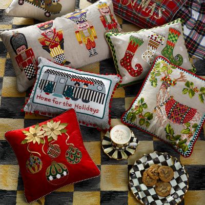 MacKenzieChilds Nutcracker Brigade Lumbar Pillow