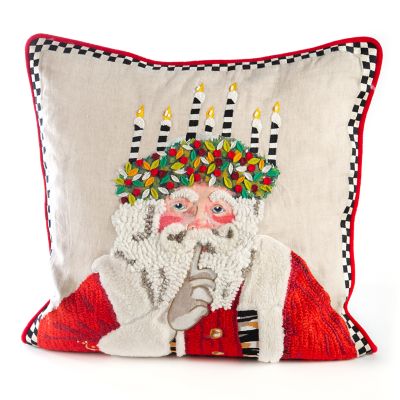 Santa Lucia Throw Pillow mackenzie-childs Panama 0