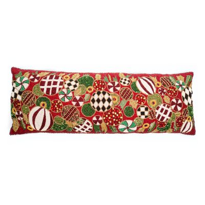 Jolly Ornaments Lumbar Pillow mackenzie-childs Panama 0