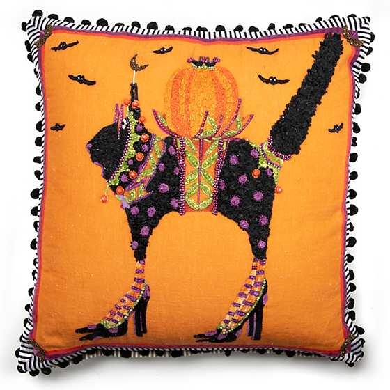 Patience Brewster Scaredy Cat Pillow