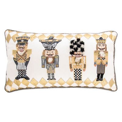 Glam Up Nutcracker Lumbar Pillow mackenzie-childs Panama 0